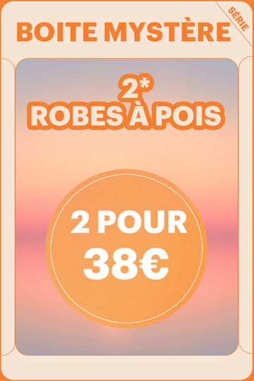 ZAPAKA BOÎTE MYSTÈRE de 2Pc Robes à Pois